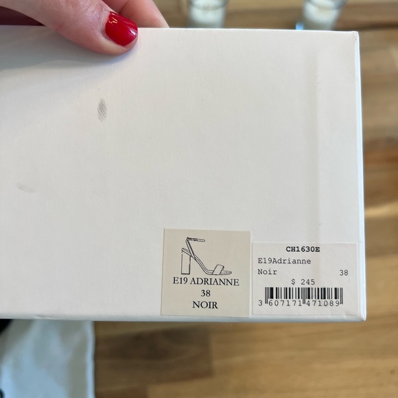 Sandro Black Velvet heels - Picture 2 of 5